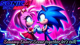 Sonic 4 Sonamy Dance Scene Together Let's Talk