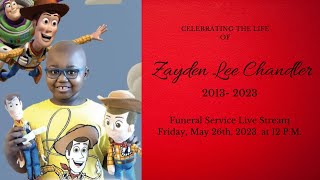 The Funeral Service of Zayden Lee Chandler