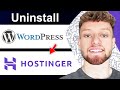 How To Uninstall WordPress From Hostinger (Step By Step)