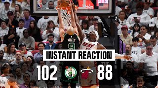 INSTANT REACTION: Celtics beat Miami to take 3-1 lead, Derrick White carries Boston with 38 pts