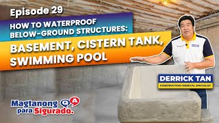 Waterproofing Basement, Cistern Tank, Swimming Pool [HINT: It's NOT Waterproofing Paint]