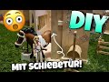 DIY Schleich Pferde STALL unter 10 Minuten 😍🎉MIT SCHIEBETÜR!!!