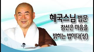 혜국스님 법문 - 참선은 마음을 밝히는 법이다-(상)