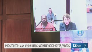 Prosecutor: Man who killed 2 women in Muskegon County took photos, videos of murders