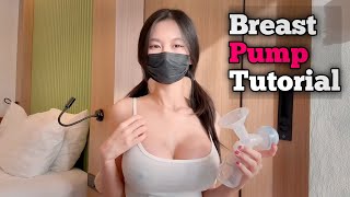 [4K] Breastfeeding with Aoki | Tips \u0026 Breast Pump Tutorial | Pump With Me