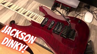 Jackson JS34Q Dinky DKA-M  Transparent Red Review