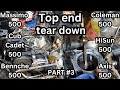 Bennche 500 knocking & smoking. (Part #3) Top end tear down