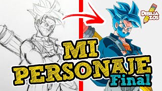 HOW TO MAKE YOUR OWN DRAGON BALL CHARACTER | MY CHARACTER (FINAL)