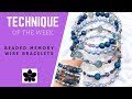 How to Make Memory Wire Bracelets DIY Easy Beading Tutorial