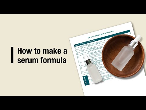 How To Make A Serum Formula Youtube