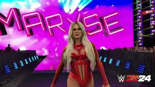 WWE 2K24:  Maryse Full Ring Entrance