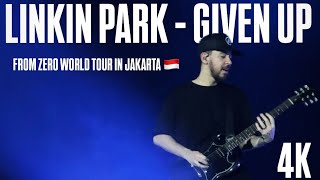 LINKIN PARK - GIVEN UP (4K FANCAM) FROM ZERO WORLD TOUR LIVE IN JAKARTA #Roostaxconcert