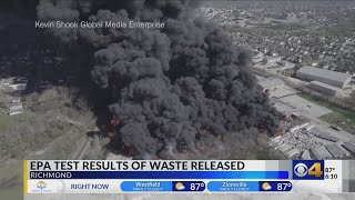 EPA releases test results from Richmond warehouse fire