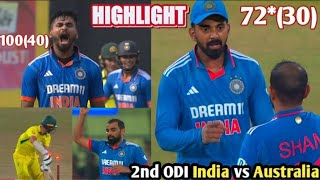 India vs Australia 2nd ODI Highlight || India vs Australia Rivalry Match  2024