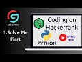 1.solve me first ||Hackerrank||Python
