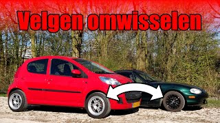 Velgen Van Mijn Auto's Omwisselen - Mazda MX-5 en Peugeot 107