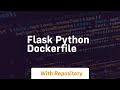 flask python dockerfile
