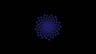 Fibonacci spirals animation in Java 3D