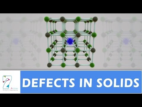 Which type of point defect is found in NaCl Crystal?