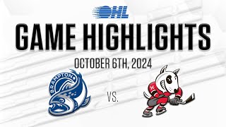 OHL Highlights: Brampton Steelheads @ Niagara IceDogs Oct. 6, 2024