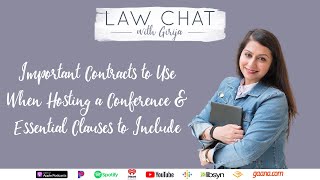 EP 115. Important Contracts to Use When Hosting a Conference & Essential Clauses to Include