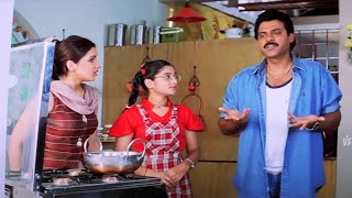 Venkatesh, Aarthi Agarwal, Prakash Raj  FULL HD Comedy/Drama Part -6 || Vendithera