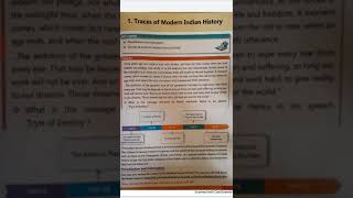 TRACES OF MODER INDIAN HISTORY