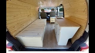 Kit camper sofa-cama con fregadero VW T4 www.camperizacion.com