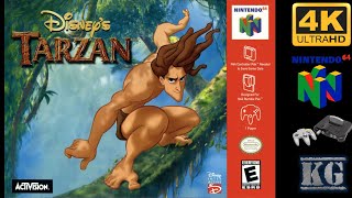 Disney's Tarzan | N64 | 4K60ᶠᵖˢ UHD🔴| Longplay Walkthrough Playthrough Full Movie Game