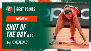 Shot of the day #14 Karolina Muchova | Roland-Garros 2023