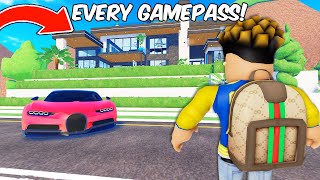 I Bought Every GAMEPASS In LIFE TOGETHER RP... I'm RICH! (Roblox)