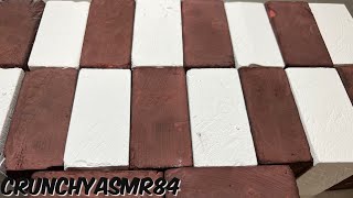 18 Dyed Brown \u0026 Plain White Blocks | Oddly Satisfying | ASMR | Sleep Aid