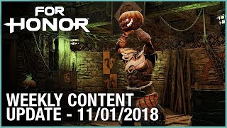 For Honor: Week 11/01/2018 | Weekly Content Update | Ubisoft [NA]