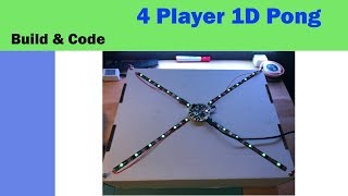 4 Player 1-D Pong Made with CircuitPlayground and CircuitPython