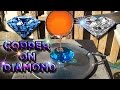 Molten Copper vs Blue Glass Diamond