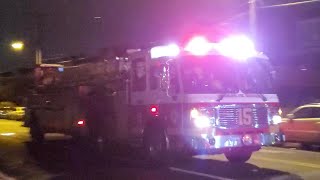 PFD Engine 14, Ladder 15, NEW Medic 32 Responding (Peaked Q, Horn,Eq,)