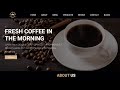 Create a Responsive Coffee Shop Website Using HTML CSS javascript || multi-page || with source code