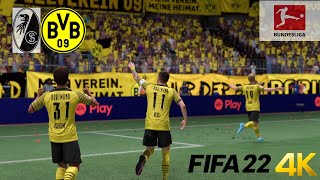 | FIFA 22 PS5 |  SC Freiburg – Borussia Dortmund  | Bundesliga, 2. Spieltag  | Highlights PS5 4K