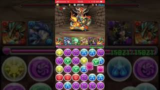 【パズドラ】ランキングダンジョン 第一回パズチャレ杯 1.9% 153,842点