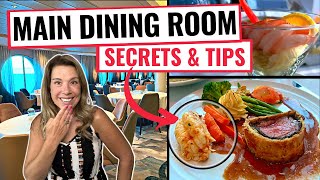 12 Cruise Dining Room Tips, Tricks & Things You NEED to Know