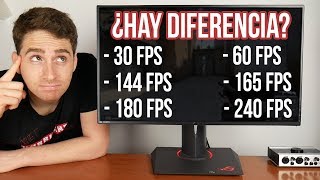 ¿Cuántos FPS ve el ojo humano? | ¿Hay DIFERENCIA entre jugar a 30FPS/60FPS/144FPS/180FPS/240FPS? |