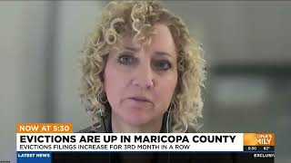 Evictions are up across Maricopa County