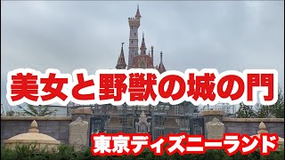 【TDL】美女と野獣の城の門が現る‼︎ニューファンタジーランド進捗状況