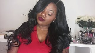 She's BOMB!  Sensationnel  Custom Lace Wig - PERM ROMANCE