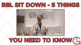 BBL sit down - 5 things you need to know | Dr. Michael Gartner