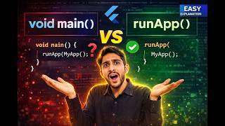 Flutter runApp() vs void main() — What's the Difference? 2026 Explained!