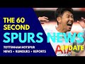 THE 60 SECOND SPURS NEWS UPDATE: Man City Game, Williams, Dewsbury-Hall, Illiing-Junior, Son Shirts