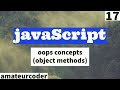 javaScript oops Concept Object Methods | Learn and Code