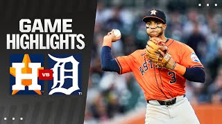 Astros vs. Tigers Game Highlights (5/10/24) | MLB Highlights
