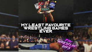 My Least Favorite Wrestling Video Games of All Time
